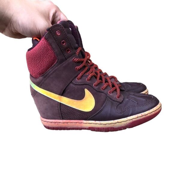 Rare 2014 Nike Dunk Sky High SneakerBoot Size 7 - Picture 1 of 16